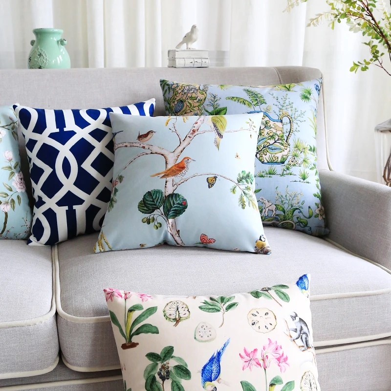 Утиное яйцо с изображением птички шикарные Декоративные диванные подушки Чехол