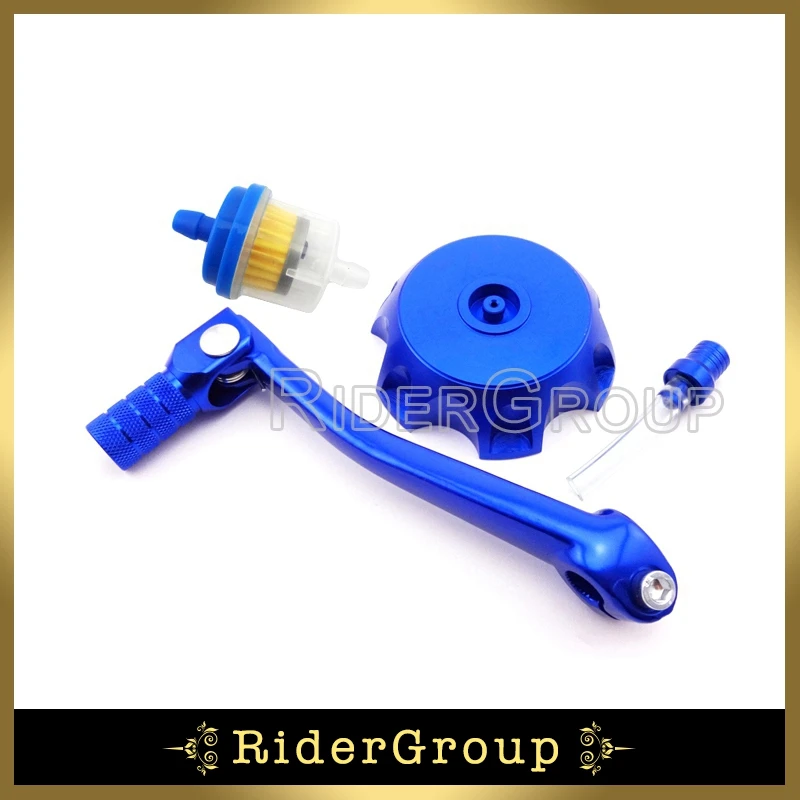 Синяя крышка топливного бака для газа складной рычаг переключения передач 11 мм