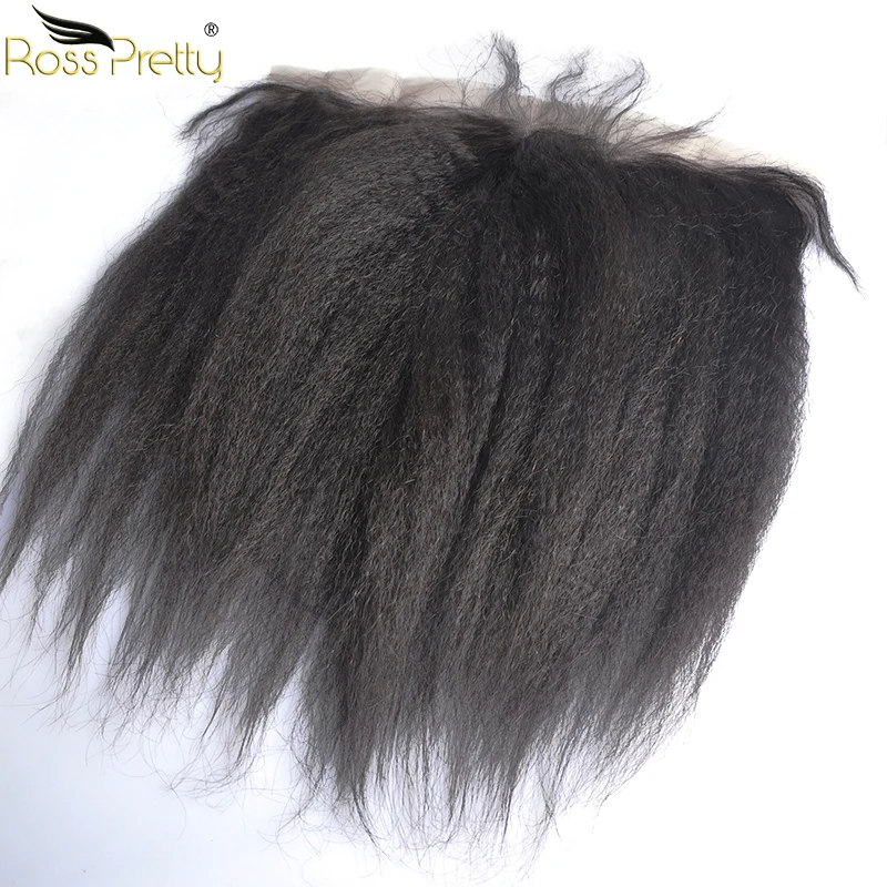 Ross Pretty Remy Бразильские Волосы Кудрявые прямые кружевные фронтальные натуральные