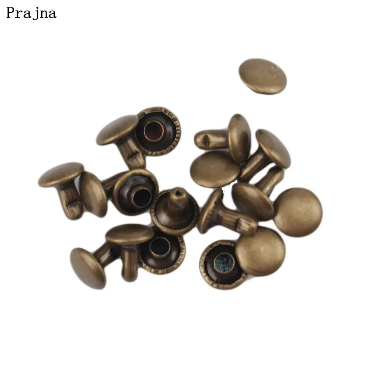 Bronze 100set Prajna заклепки для одежды шипы рок одежда 100 шт. шпильки и шипы для кожаных сумок декоративные заклепки 6 мм обувь, одежда аксессуары - Цвет: Bronze 100set