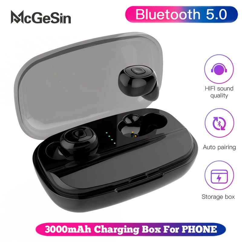 Xi10s Bluetooth наушники 5 0 Беспроводные спортивные с мини в ухо Подавлением Шума стерео