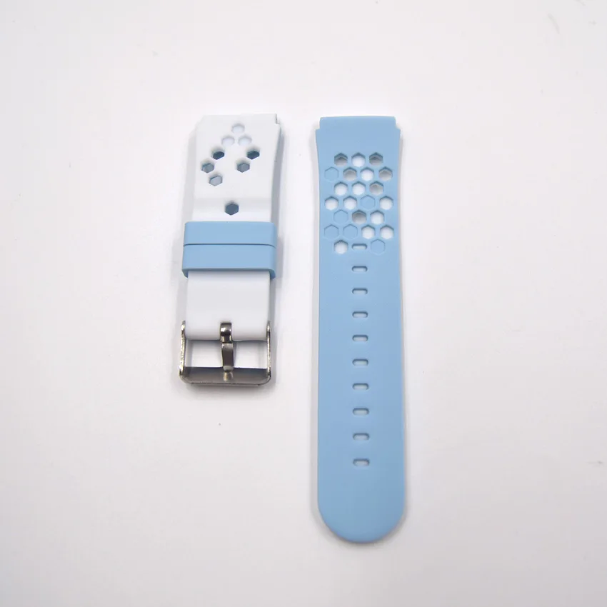 Умные часы аксессуары для детей Chlidren часы полосы для Q42 Q528 Q02 - Цвет: Blue-White