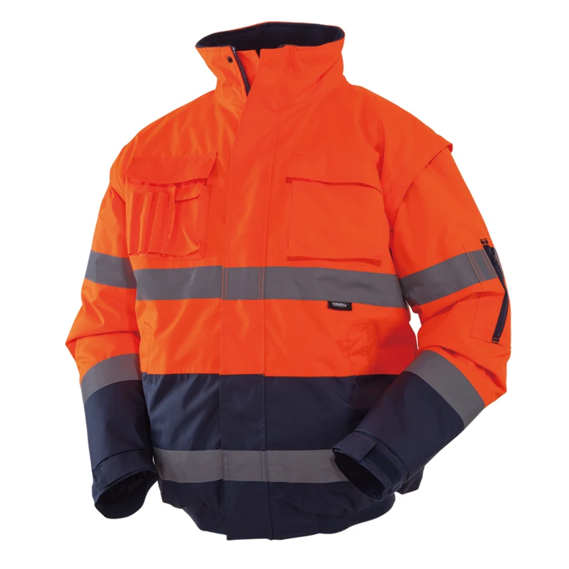 Здравствуйте hi Vis защитная куртка-бомбер для зимы непромокаемая куртка со
