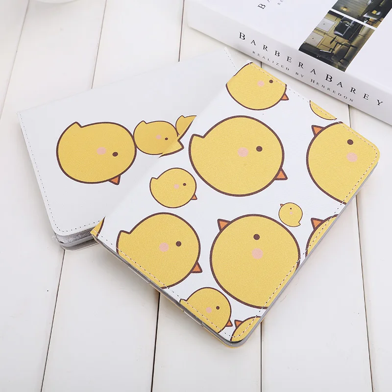 Shell protector case for ipad mini 1 2 3 мультфильм стиль чик шаблон дизайна кожи folio для смарт tablet