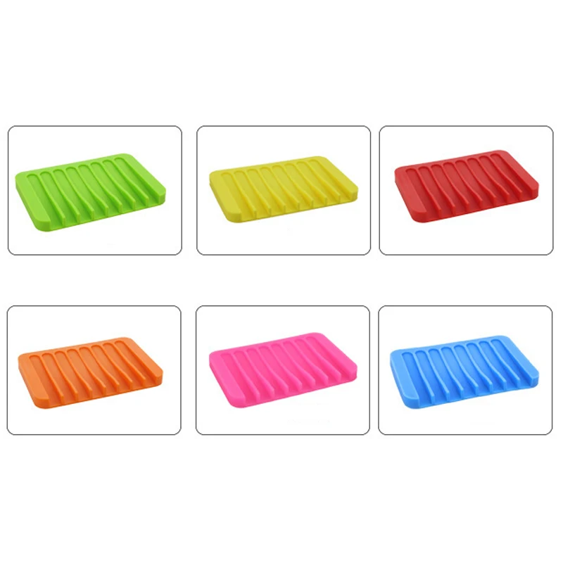 1 шт. силиконовый гибкий держатель для мыла и | Дом сад