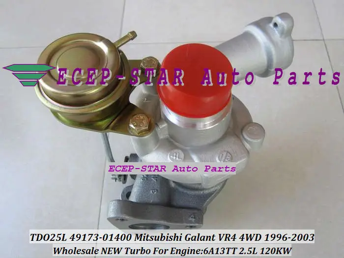 Турбокомпрессор TD025L 49173 01400 MD181384 для Mitsubishi 4WD Galant VR4 1996 03 6A13TT 4917301400 л|turbine band|turbine