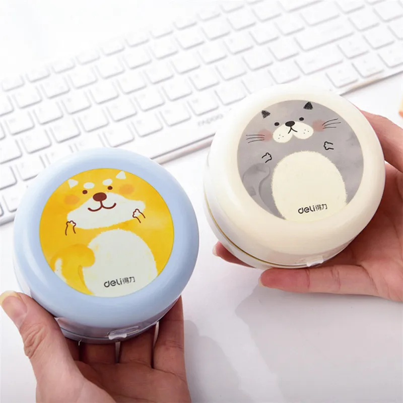 Deli портативный пылеуловитель для мусора на столе USB Перезаряжаемый мусорный