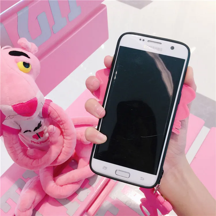 Мультфильм порошок Леопардовый чехол для телефона samsung Galaxy S9 S8 примечание 9 8 S7 S6