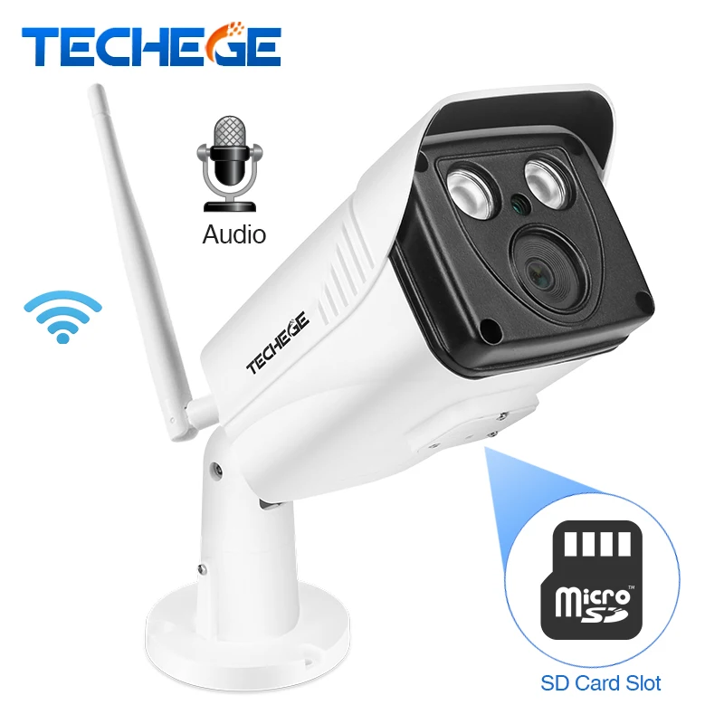 Techege 1080 P HD WI FI IP Камера 1.0MP 2.0MP аудио запись обнаружения движения Nignt Vision 720