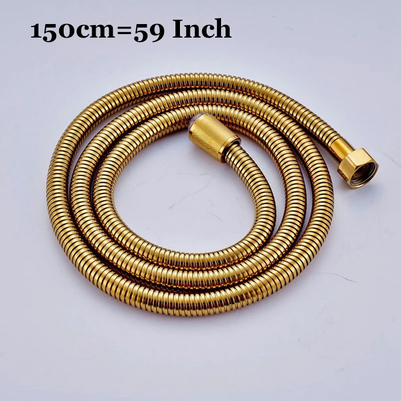 Senlesen Bathroom Accessories Gold Hand Shower Wall Mount W/ 150cm Hose Hot and Cold Water Para | Обустройство дома