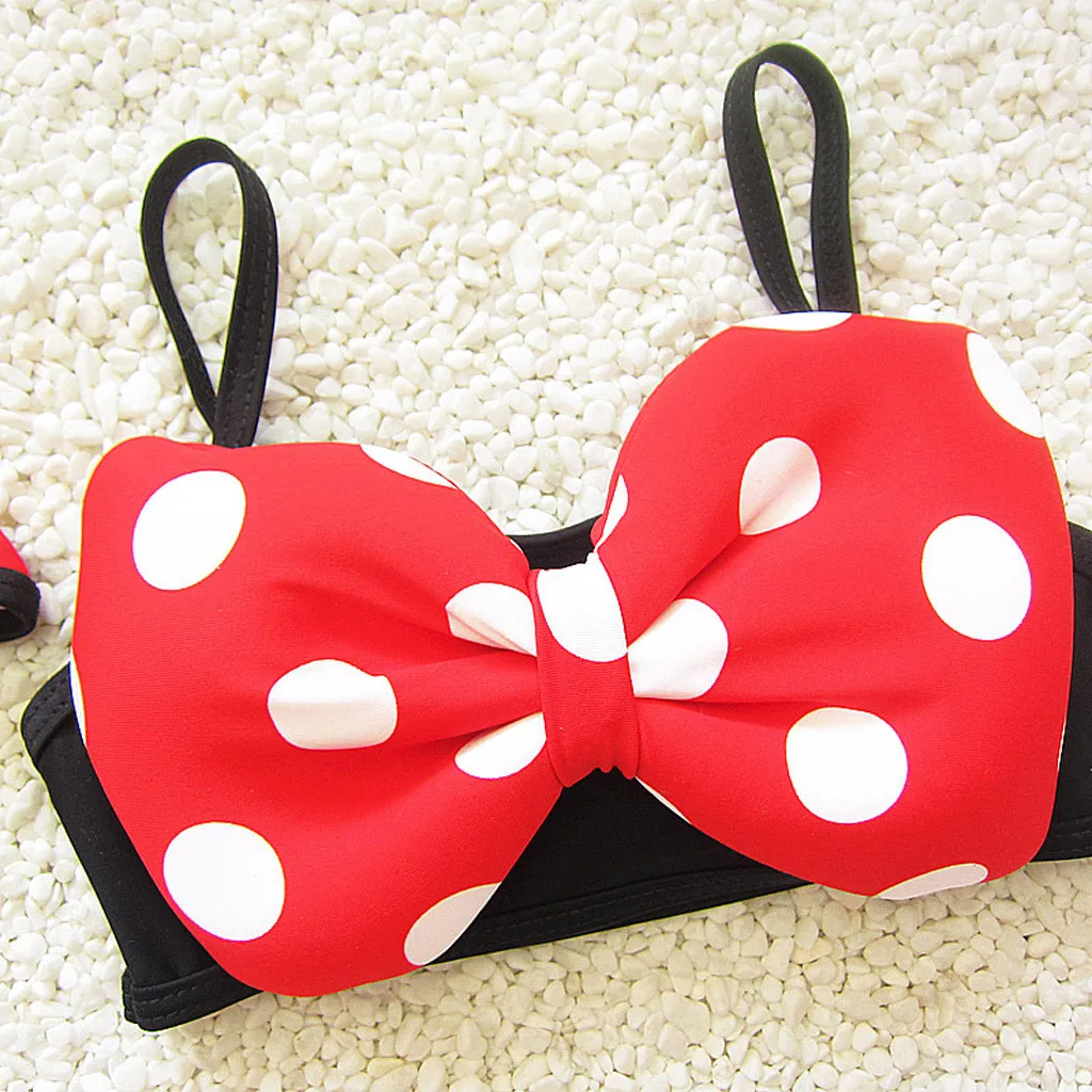 Детский купальный костюм для малышей комплект бикини маленьких девочек в