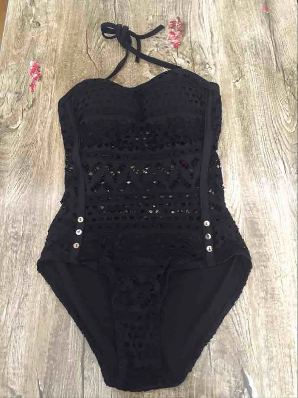 2019 сексуальный цельный купальник Женская одежда для плавания кружевной Монокини