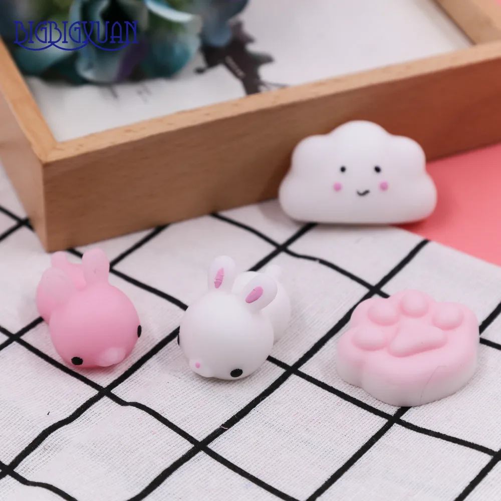 Милый ремешок для телефона Kawaii Mini мягкий Кот кролик облако Decom пресс ион ручная