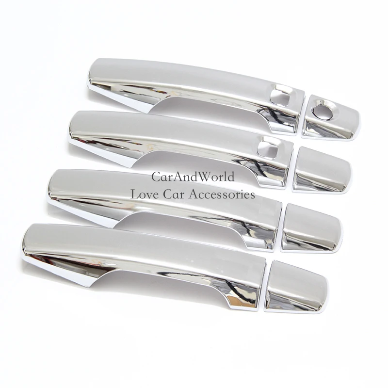 Хромированные накладки на дверную ручку для Toyota Land Cruiser V6 2008 FC200 200-2015 гг.