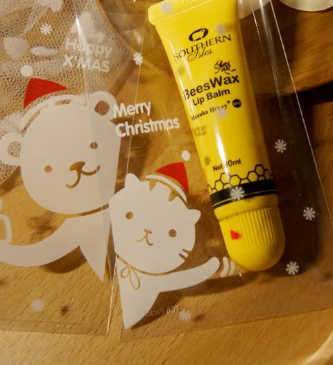 Милый пластиковый подарок Рождественская упаковка Zakka прозрачный кухонный