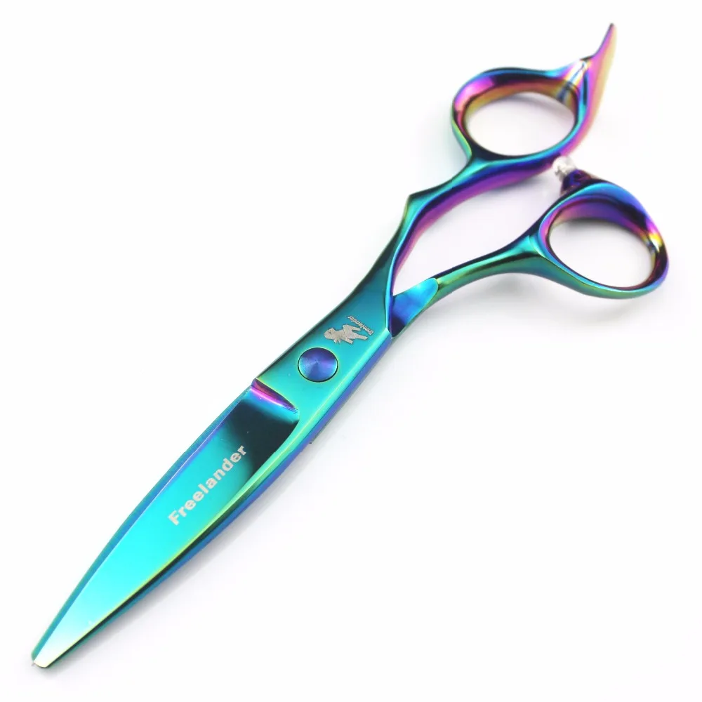 

6.0in. Freelander colour Profissional Hairdressing Scissors Hair Cutting Scissors Set Barber Shears High Quality Salon