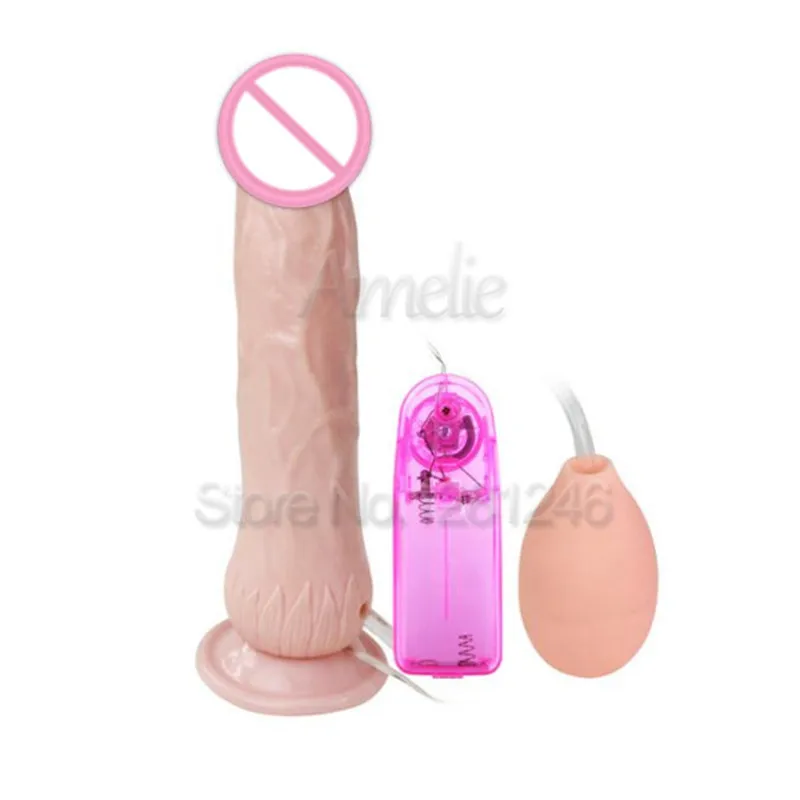 Вибрационный фаллоимитатор силиконовый вибратор на присоске большой пенис
