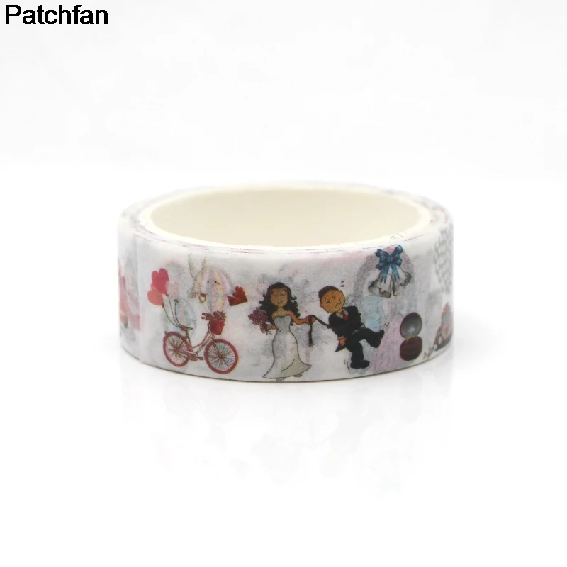 Patchfan Свадебная тема смешной DIY Скрапбукинг клейкая бумага Васи маскирующая лента