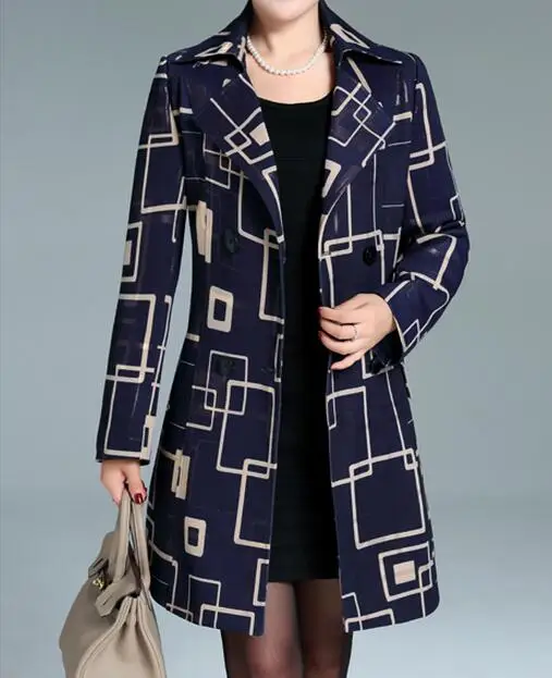 Женский тренчкот с принтом в виде моральной морали|lace trench coat|fashion coattrench coat |