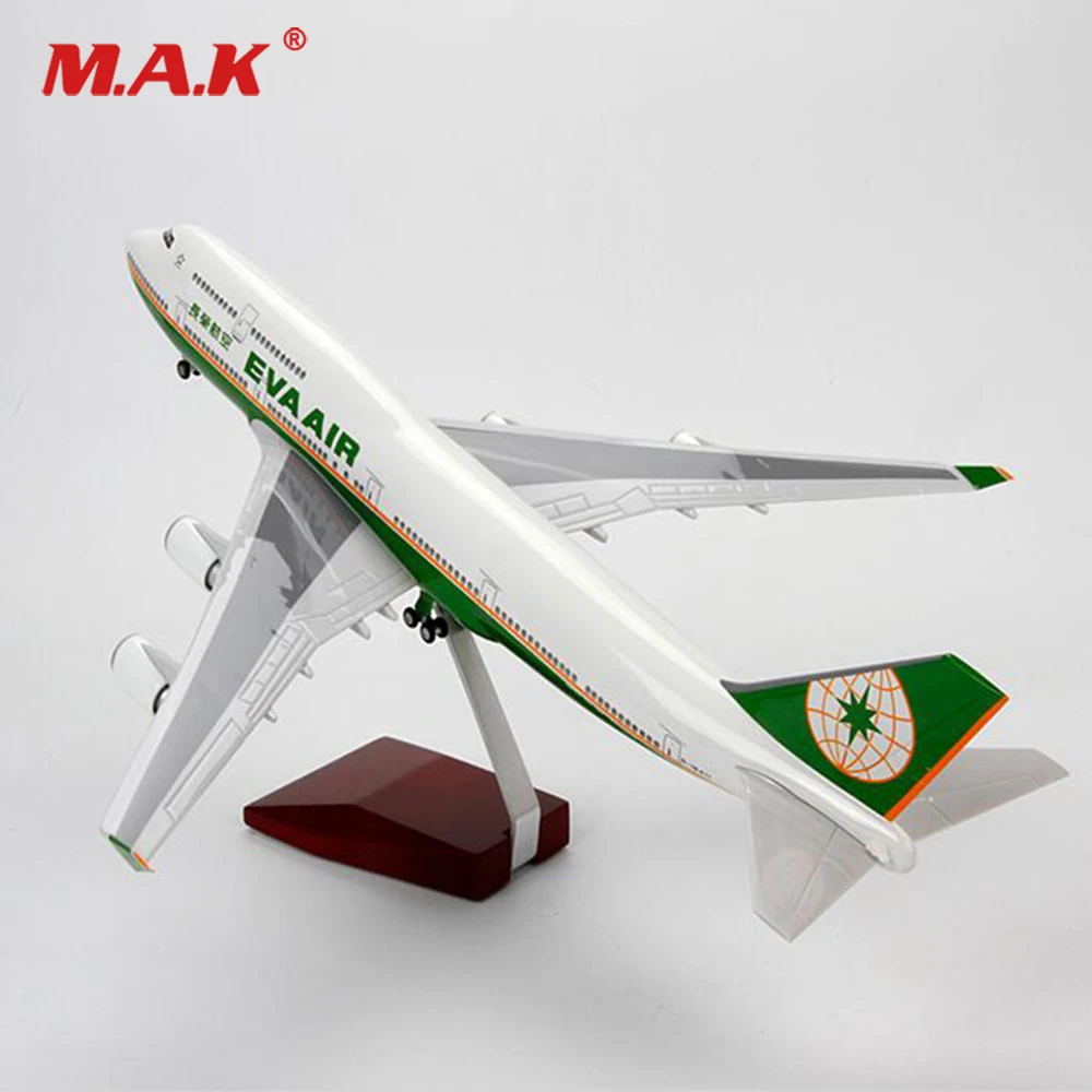 Для сбора 1/150 масштаб самолет Boeing B747 модель самолета Модель с подставкой Звук &