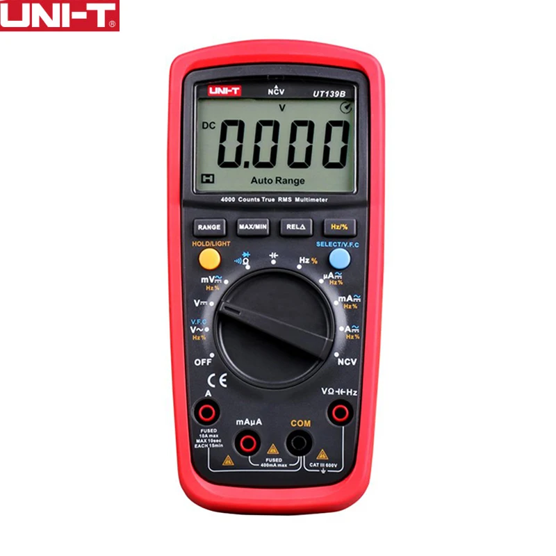 UNI T цифровой NCV мультиметры UT139A UT139B UT139C AutoRange True RMS электрические ручные тестеры
