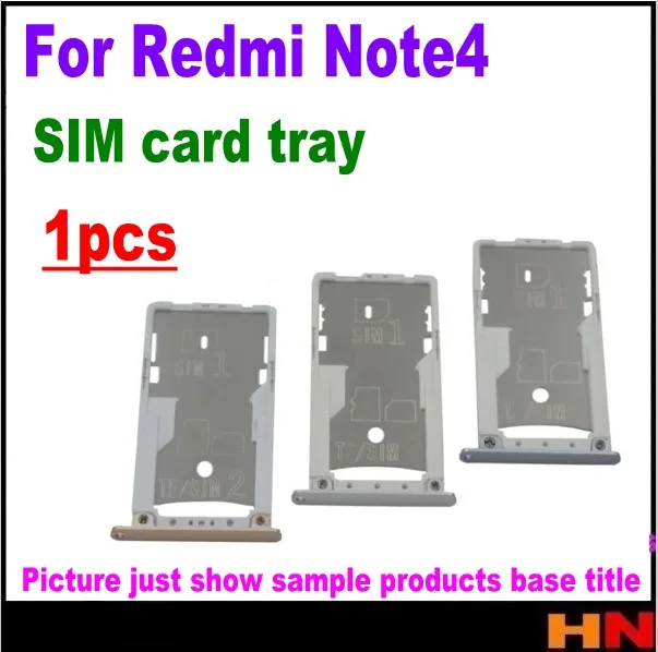 1 шт. для Redmi Note 4 note4 держатель карт слот sim карты лотка адаптер контейнера золотой