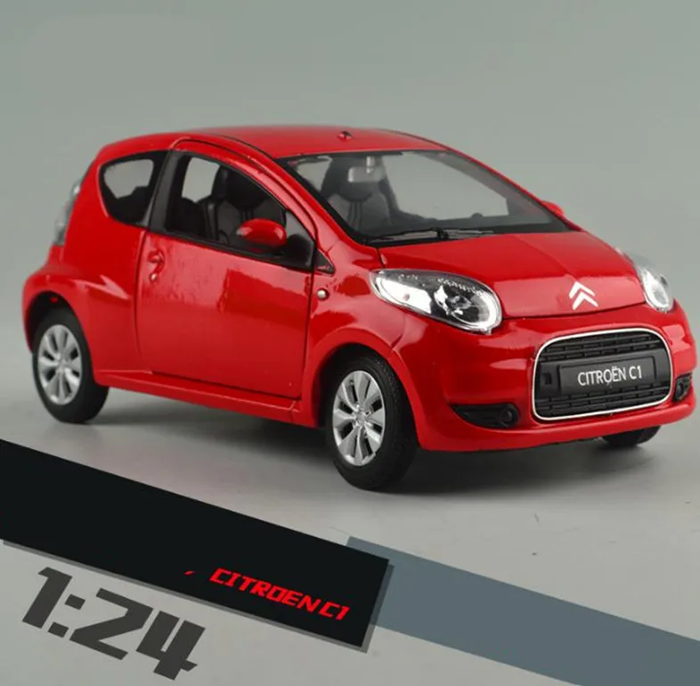 Высокая имитация Citroen C1 1:24 усовершенствованная модель автомобиля из сплава