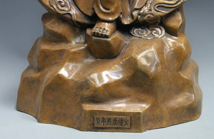 Ремесла Искусства 26 &quotТибет Народная Буддизм Чистая Бронза Медь Комфортно