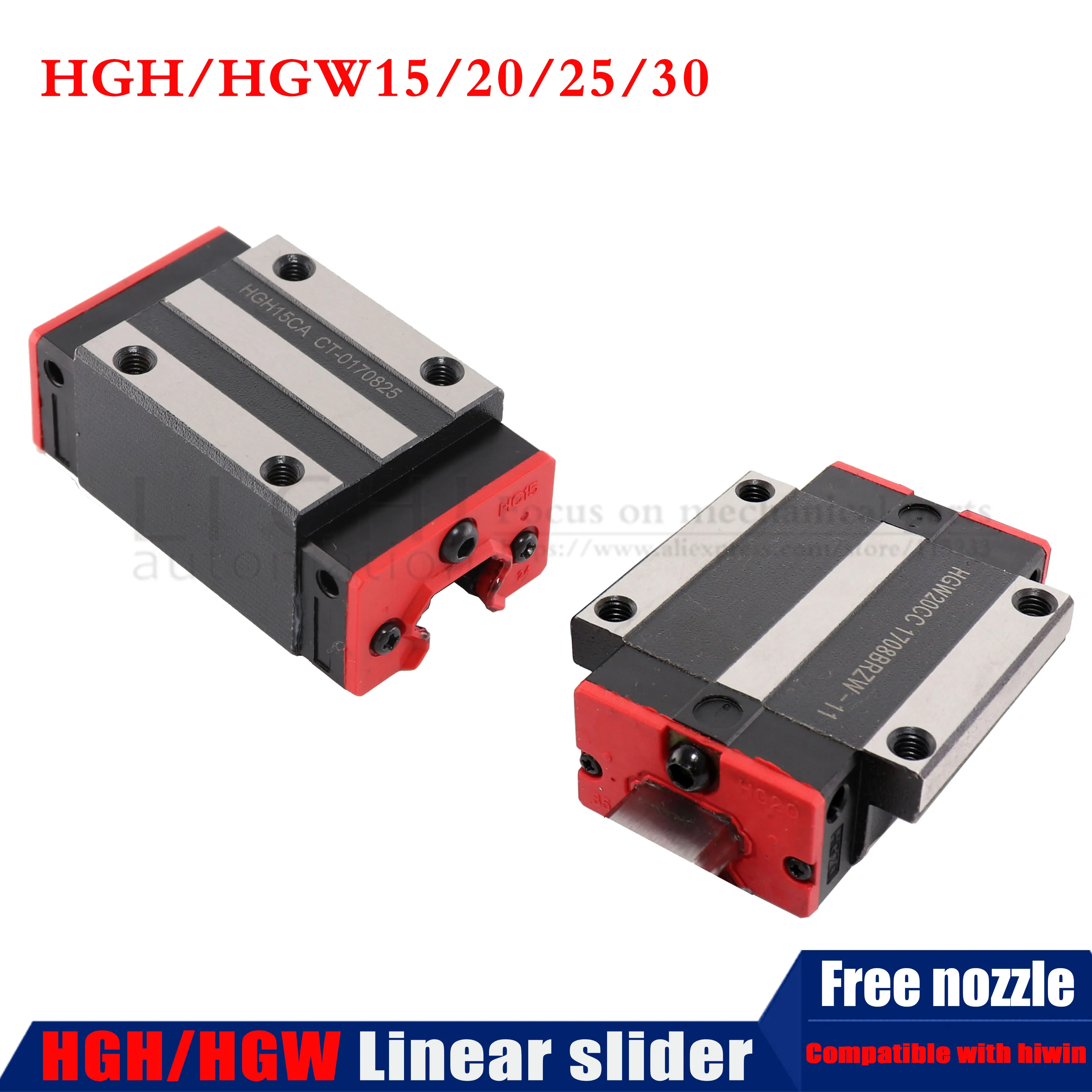 Направляющая HGH15CA HGW15CC HGH20CA HGH20HA HGH25CA HGH30CALinear для деталей с ЧПУ|Линейные