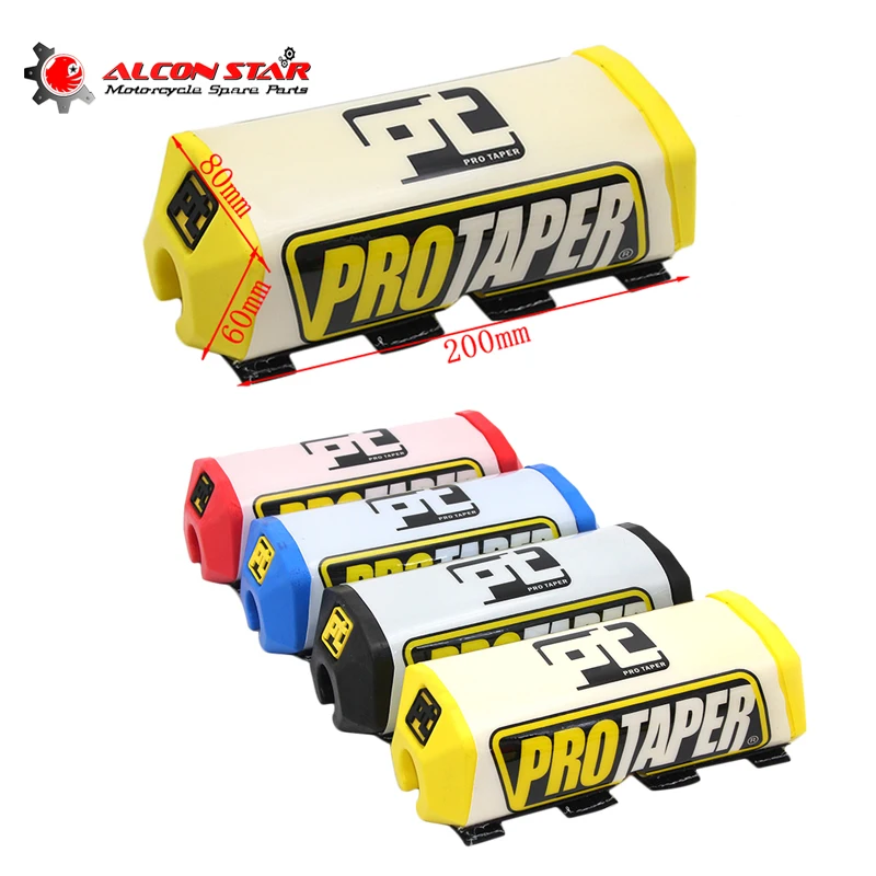 

Alconstar- 1-1/8" Square Fat Handlebar Pad Dirt Pit bike Protector Motocross Bar Protaper Handlebar For CRF YZF KLX BSE Kayo