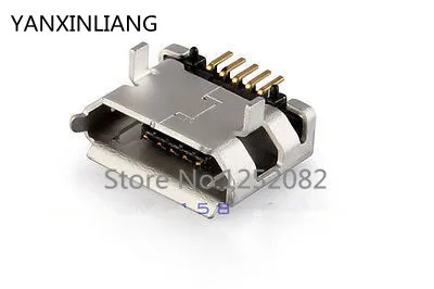 20 шт. Micro USB Type B Женский 5 контактный SMT SMD 2 Штекерный разъем DIP|connector 2|connector 20connector