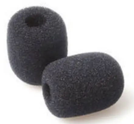 10 шт./лот сменная пенная накладка на микрофон для гарнитуры телефонная гарнитура