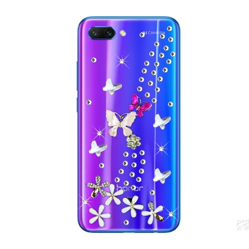 Чехол для телефона Honor 10 9 9X 8S 8A 8C 8X Bling Diamond Huawei P20 P30 Pro P Smart Y9 Y5 Y6 pro 2019 Y7 Prime Mate 20 lite |