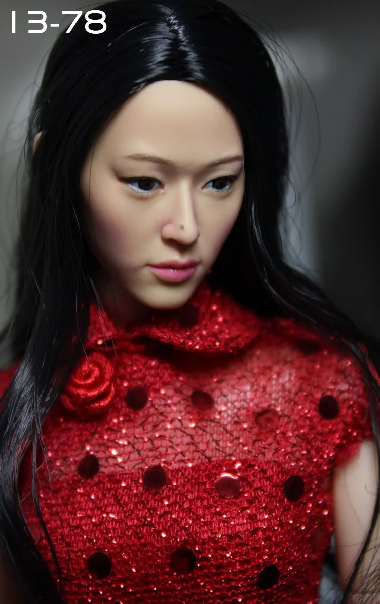 1/6 фигура куклы аксессуары в Корейском стиле Красота headsculpt Jun Ji-hyun форме головы