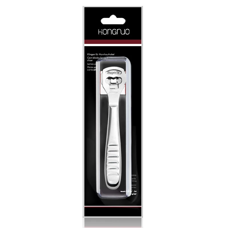 Нож для педикюра из нержавеющей стали + набор лезвий ухода за ногами удаление