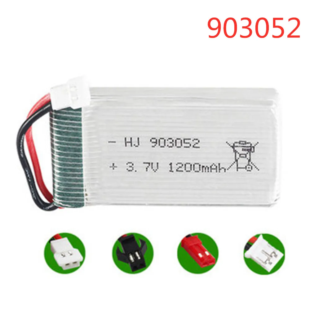 3,7 V 1200mAh 25C 903052 Lipo аккумулятор для Syma X5 X5C X5SW X5SC X5S X5SC-1 M18 H5P RC Quadcopte 3,7 V 903052 батарея