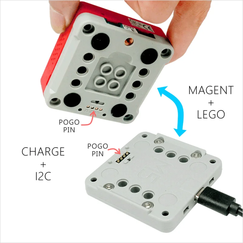 1 комплект M5Stack M5GO огненный набор 4M PSRAM + 16M FLASH ESP32 для разработки программирования