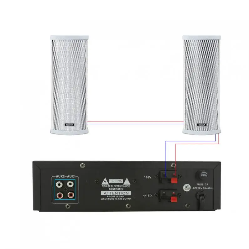 UFL-60 50 Вт Bluetooth усилитель постоянного давления с функцией воспроизведения USB для фоновой музыкальной системы