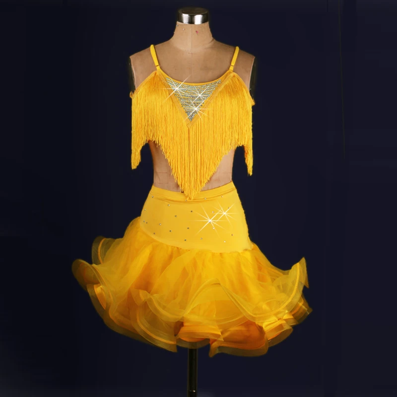 Женское платье для латинских танцев Cha/Rumba/Samba/Одежда бальных Roupa Infantil Feminina новинка