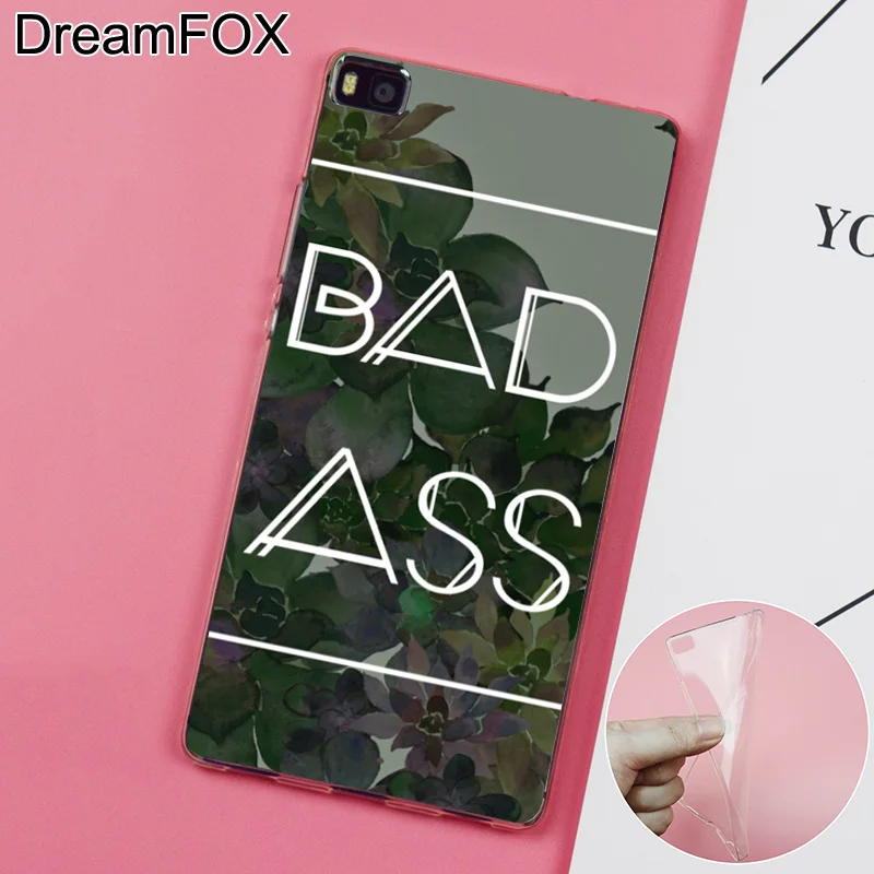 DREAMFOX K087 feminista badass Soft TPU Silicone Case Cover For Huawei P8 P9 P10 Lite Plus 2017 Honor 8 Pro 9 6X |
