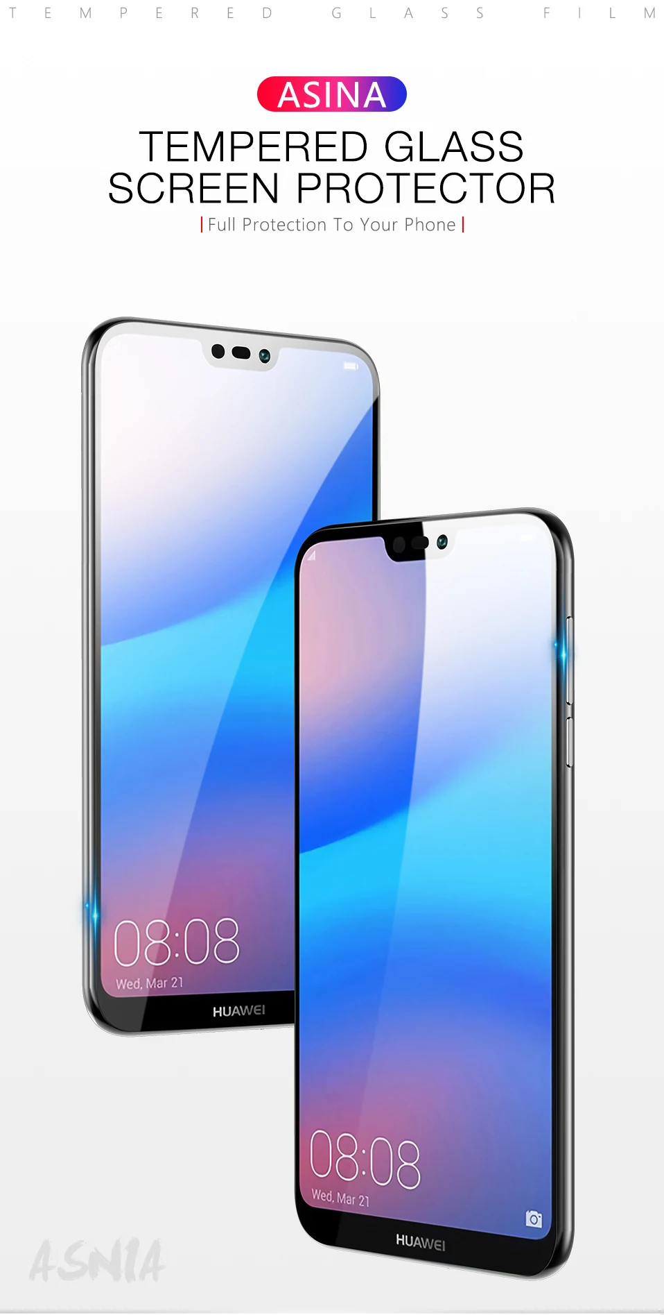 ASINA Защита экрана для huawei P20 Lite, закаленное стекло, пленка для huawei mate 9 10 Lite 20 Pro Y6 P10 Plus Lite стекло