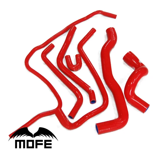 

Original Logo 7PCS Heater Radiator Silicone Coolant Hose Red For Saab 9-3 2.0T 1998~2002