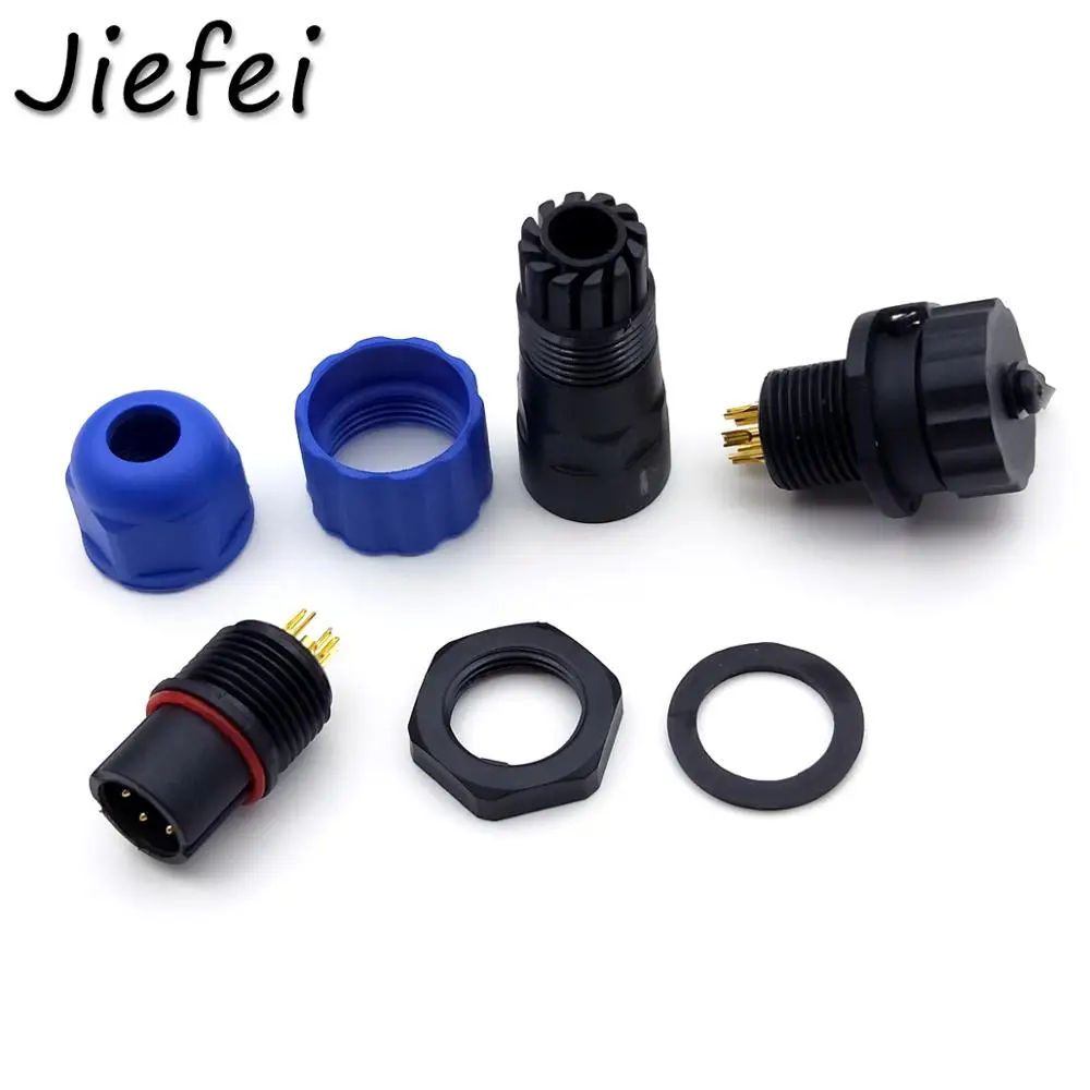 4 комплекта SP13 2 контакта 3 5 контактов 6 7 9 водонепроницаемый соединительный