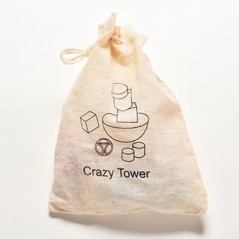 

Geometric Blocks Balancing Game Toy Canvas Bag Small Size Educational Toys For Children Family Game Montessori Toys Hot Sale