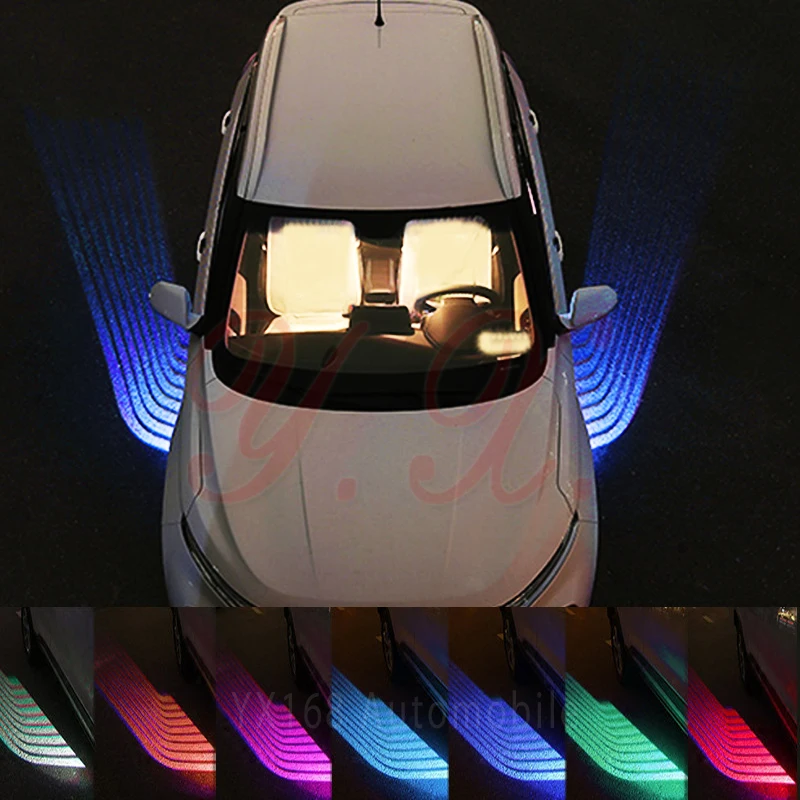 2x декоративный светильник для BMW Ford Audi Toyota Volkswagen Angel Wing RGB светодиодный лазерный