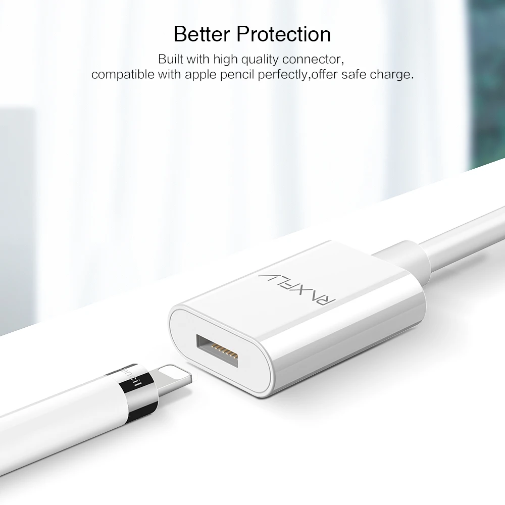 RAXFLY зарядное устройство для Apple Pencil адаптер usb кабель зарядки Шнур iPad карандаш