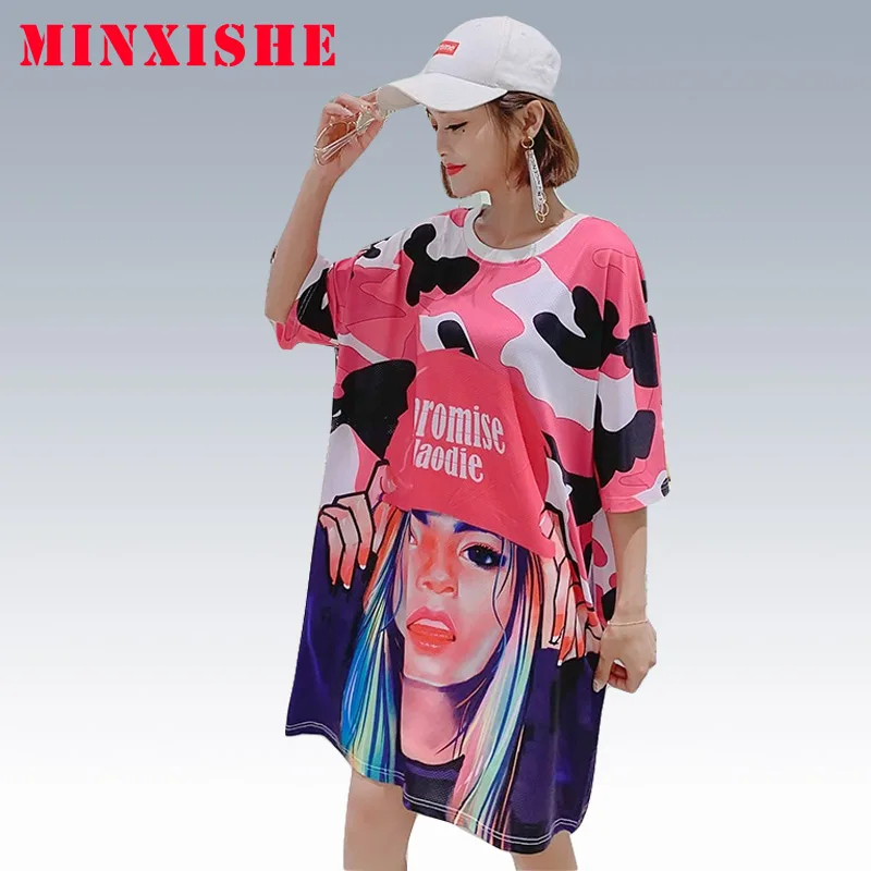 Футболка женская одежда 2019 Топы уличная мода Графическая Мода kawaii печатных