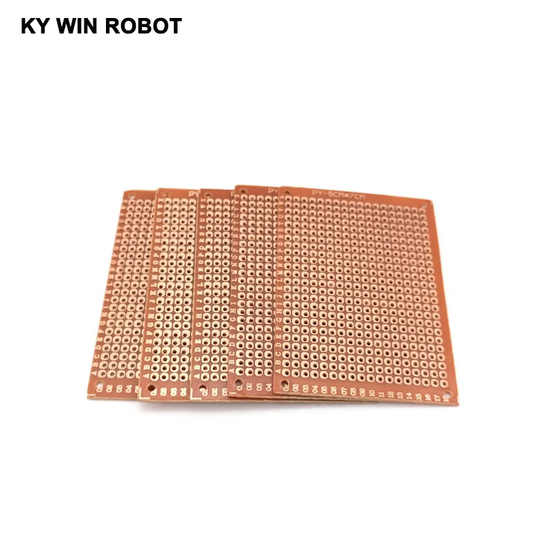 10 шт. 5*7 см PCB 5x7 5 7 DIY Прототип бумаги универсальная плата желтая | Обустройство