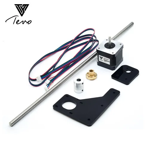 TEVO Тарантул двойной Z Axis Upgrade Kit Nema 42 Шаговый двигатель и T8* 2 свинцовый винт 375 мм 8 мм с латунной медью для части 3D принтера