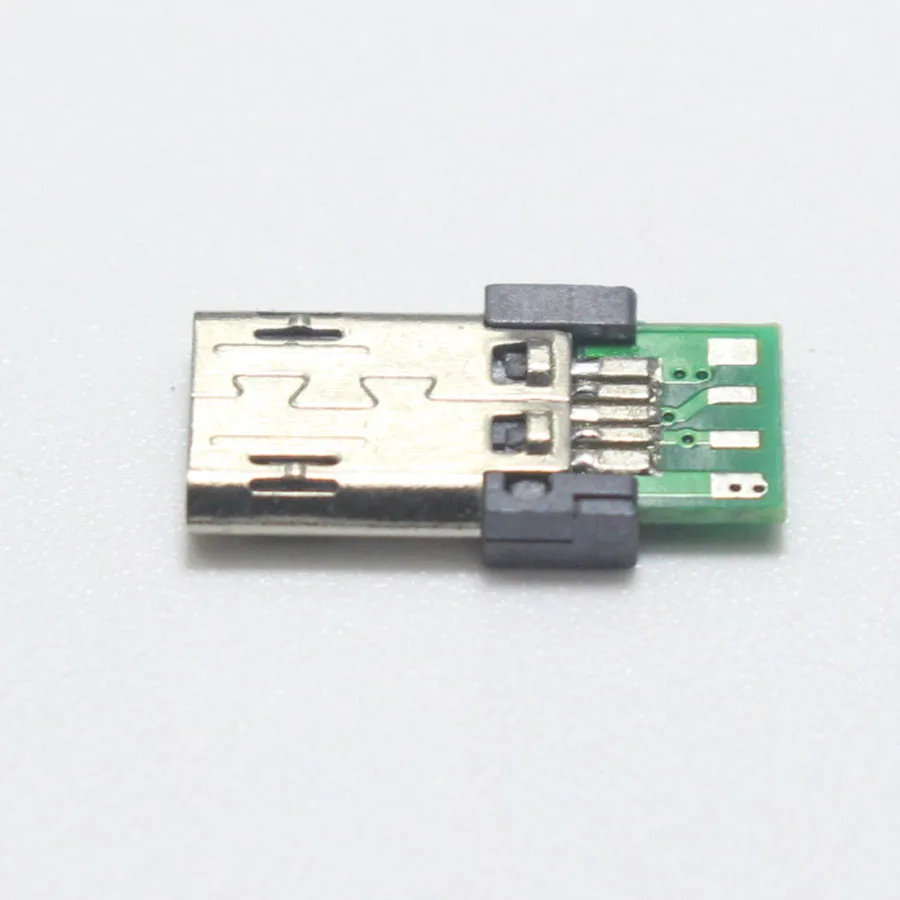 10 шт. 5Pin Micro USB штекер Адаптер разъем 2,54 мм сварная плата конвертер Pinboard для мобильного телефона линии передачи данных